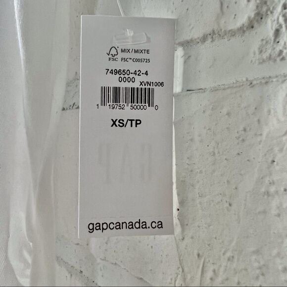 Nwt Love By Gap White Maternity Tank Top Xs - Picture 8 of 11